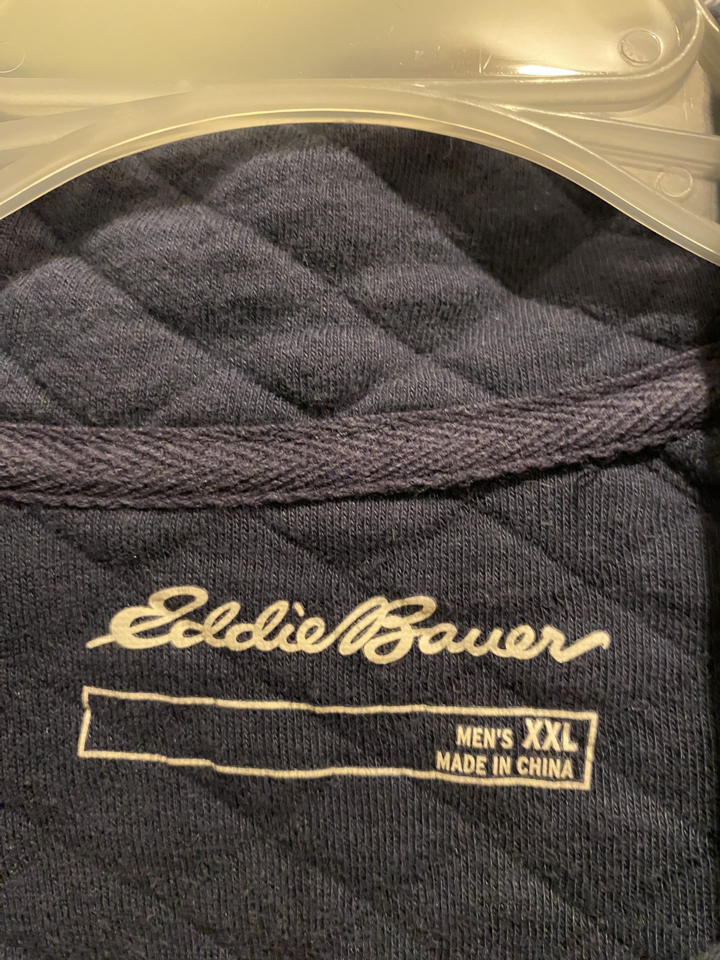 Eddie Bauer Half Front Snap Button XXL