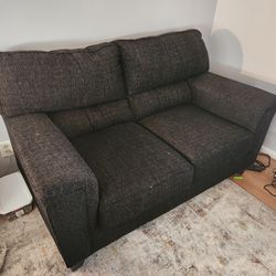 Bobs Black Small Couch