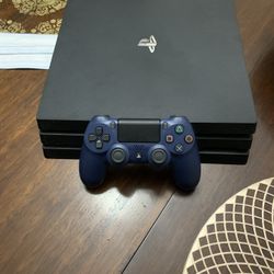 Ps4 Pro 1tb With One Controller And All Wires 
