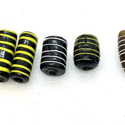Lot Of 5 Glass Beads 