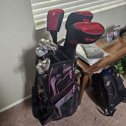 Full Set Of Female Golf Clubs