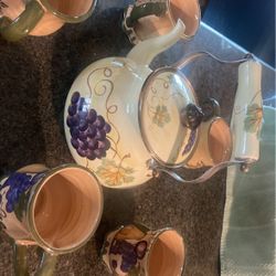 Tea Kettle With 5 Cups 