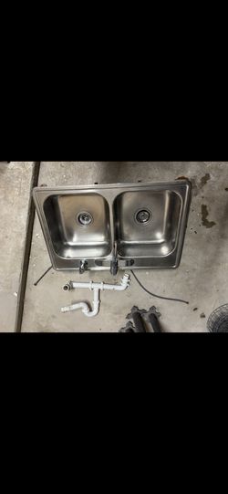 Double Stainless Steel Sink
