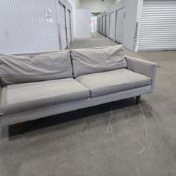 West Elm Grey Sofa 
*Same Day Delivery Available!*