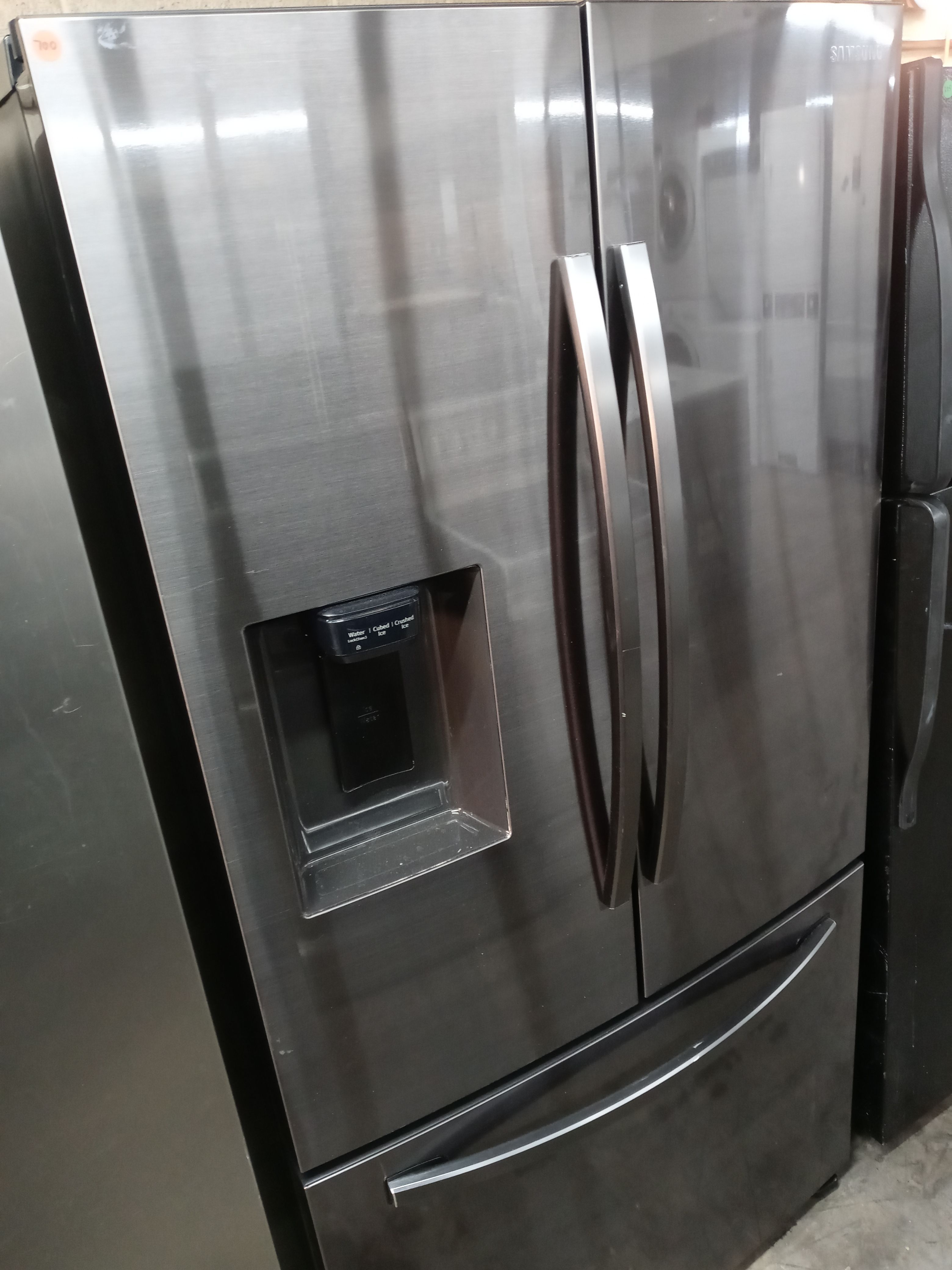 Samsung black stainless steel french door refrigerator - Free delivery