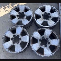 4 —  6x139.7 6x5.5 Stock Trd Tacoma Tundra  Lexus GX470 Tacoma Yukon Tahoe  4runner Rims Wheels!!!!!