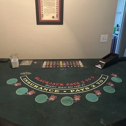 Blackjack table