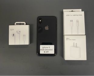 iPhone X 64GB Unlocked