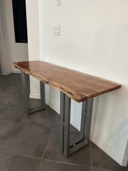 Wood Console Table