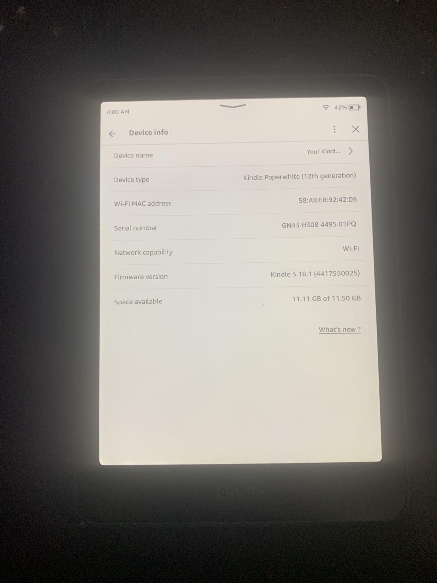 Kindle Paperwhite 12th Generation