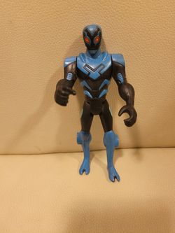 Blue.\nBeetle action figure