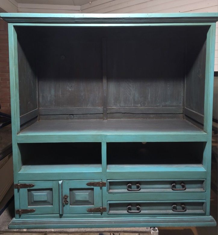 Custom Made & Painted Entertainment Center