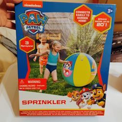 Paw Patrol Sprinkler Ball New