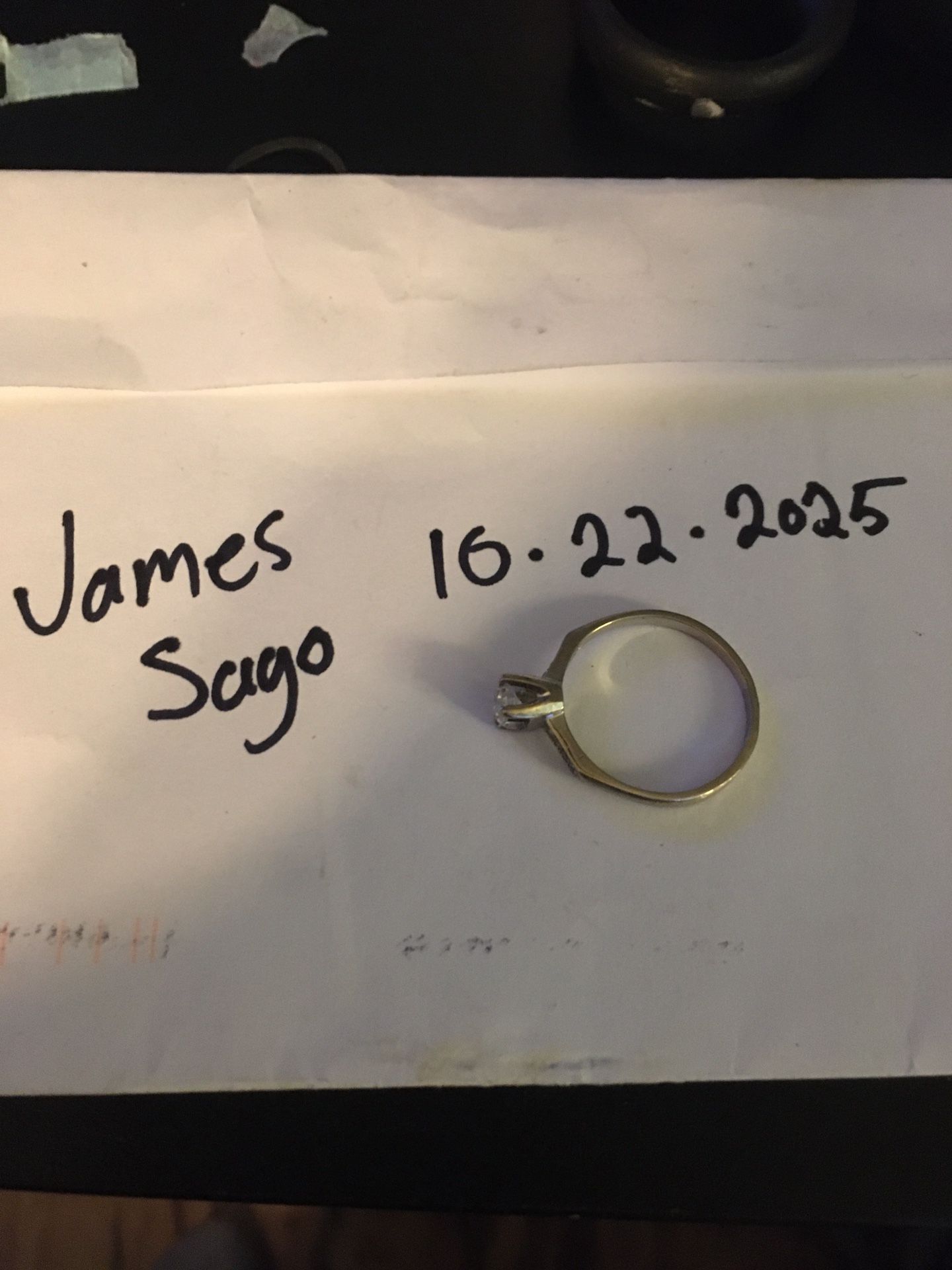 18k White Good Engagement Ring With Natural Diamond 