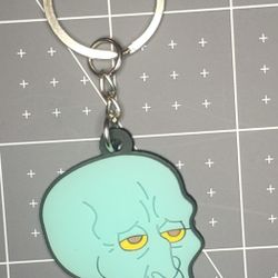 Handsome Squidward Keychain