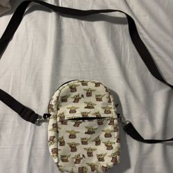 Hand Made Baby Yoda Cross Body Purse