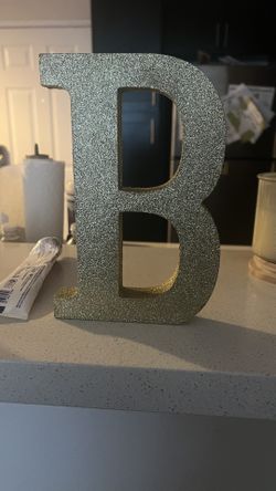 Letter B Glitter
