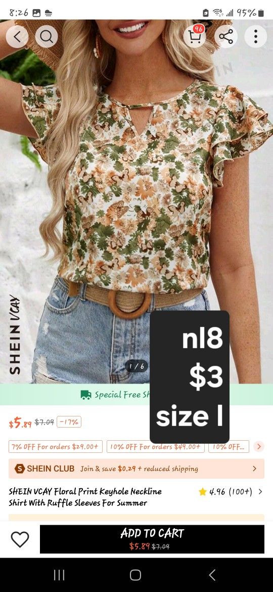 Nl8 Shein Women Clothes 