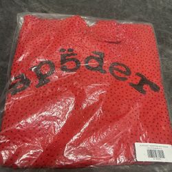 Red VVS Spider Hoodie