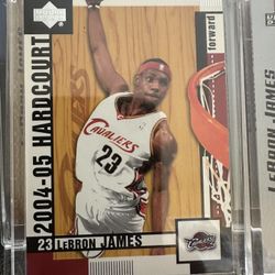 2004 LeBron James Upper Deck 4 Card Lot