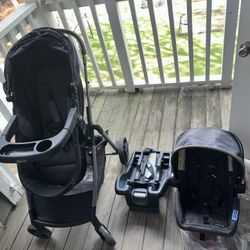 Graco Modes Trio Travel System, Hemlock, 32.41 lbs 