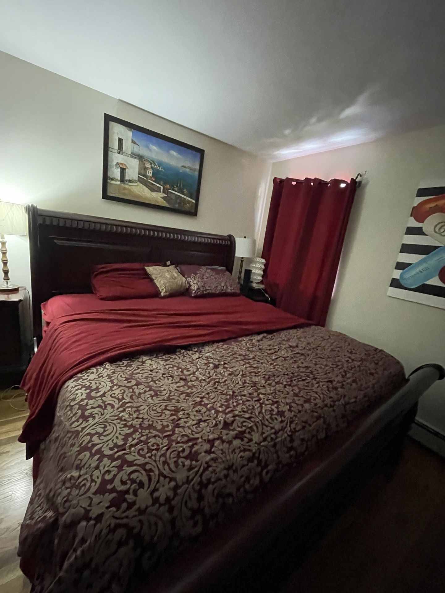 Used Furnitures , Including Double Bunk Bed, Sectional,bedside Lamps