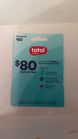 Unused total wireless card