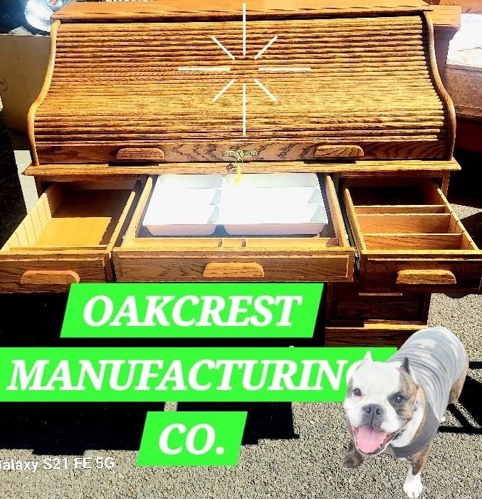 SOLID OAK Executive Desk