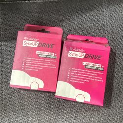 2 Devices T mobile syncUp drive Connected Car And Mobile Hotspot