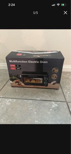 Multifunction Electric Toaster Oven 12L 600W