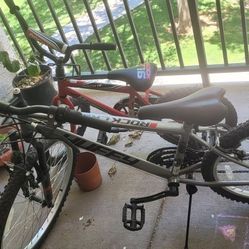 Bikes For Sale. Huffy 24"Mountain Bike and Huffy 16" Kids Bike 