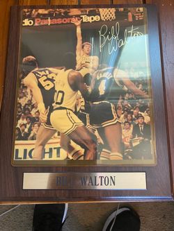 Bill Walton signed with COA ready to hang