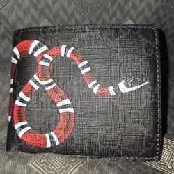 Mens King Snake Wallet