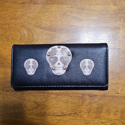 Botusi black faux leather wallet