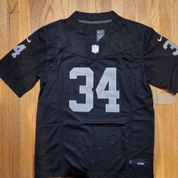 Las Vegas Raiders football uniform No.34 Bo Jackson jersey