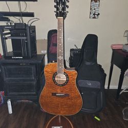 Fender T-Bucket Acoustic/Electric Guitar + Accessories