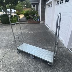 1750 LB Capacity WESCO U Boat Platform Industrial utility cart 