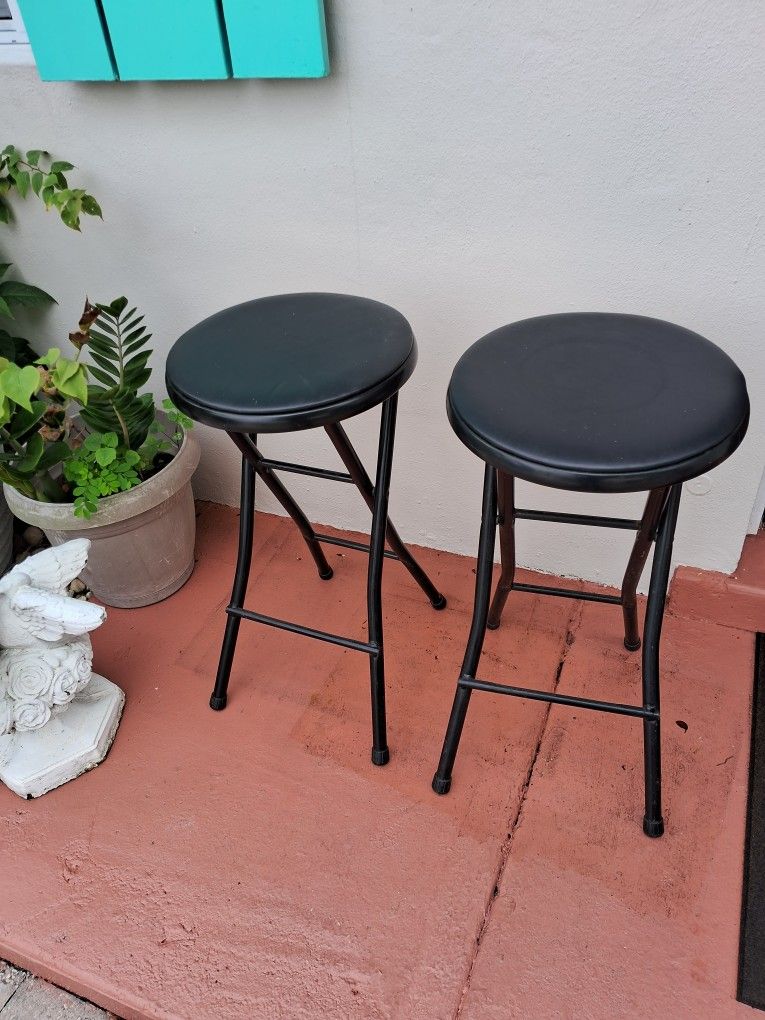 Two Folding Stools