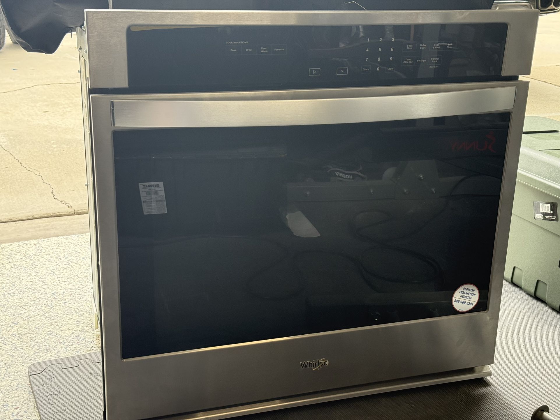 Whirlpool Stainless Steel 30” Electric In wall Oven Save 63% Off New!