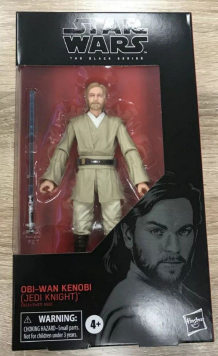 Star wars Black Series Obi Wan Kenobi Jedi Knight Collectible Action Figure Toy