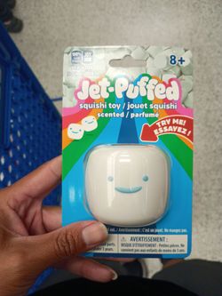 Jet-puffed marshmallow squishy