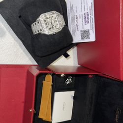 Cartier santos 35mm for women 