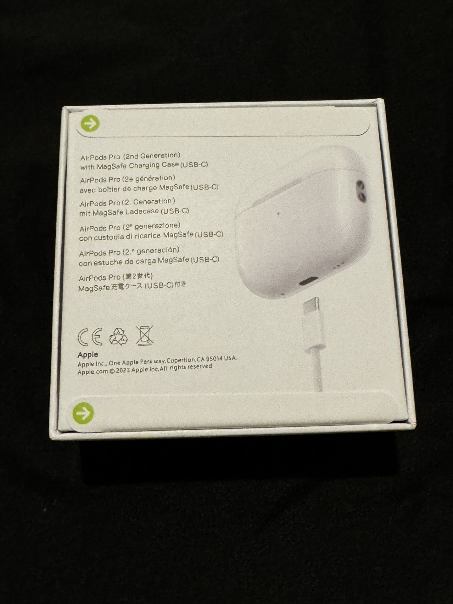 AirPod Pro 2nd Gen USB-C With MagSafe Charging Case for Sale in