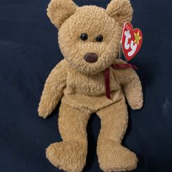 Rare TY CURLY beanie Baby With Multiple Tag Errors 