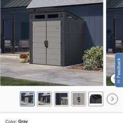 [Retail: $800] Suncast 6' x 5' Modern Shed