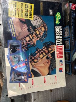 Major League Baseball Trivia Board Game 1991 collector’s edition