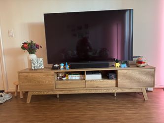 Oak tv stand