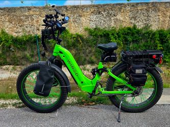 Electric dual battery bike