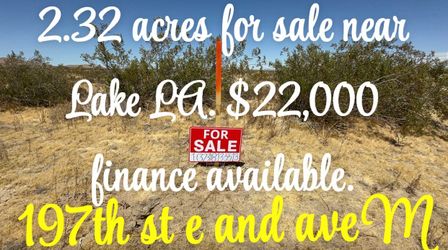 2 acres in East Lancaster near Lake LA