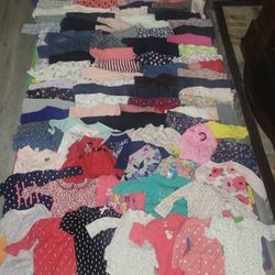 Huge Lot of 9 Month Girls Clothes

